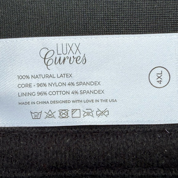 LUXX CURVES Black Waist Trainer Size 4XL - Picture 10 of 14